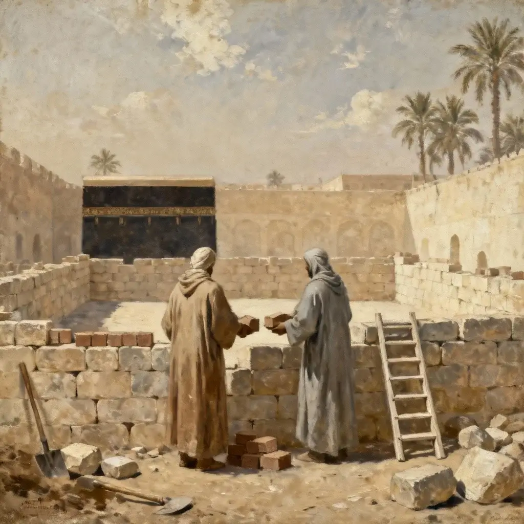The Construction of the Kaaba by Prophet Abraham