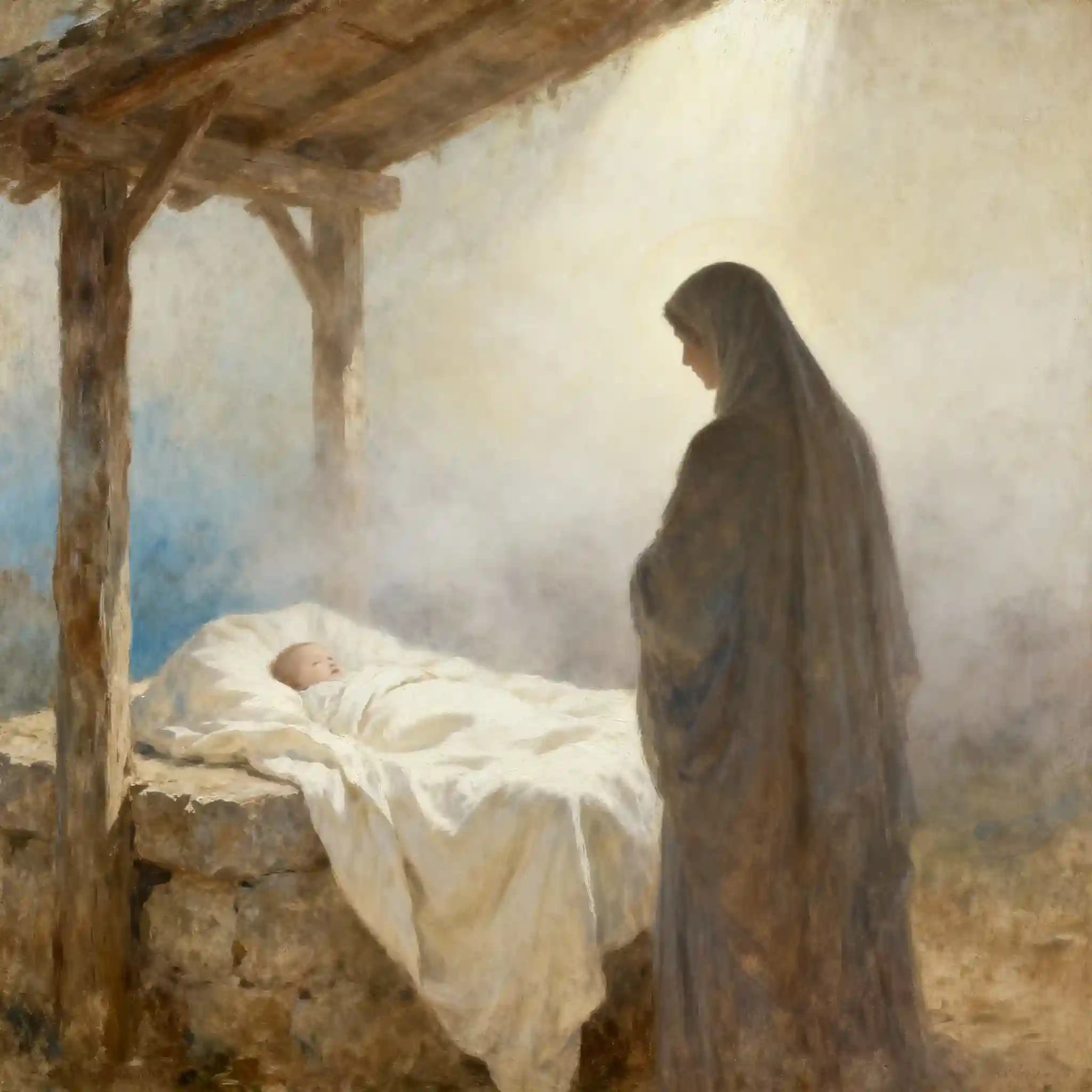 The Submission of Mary and the Birth of Jesus
