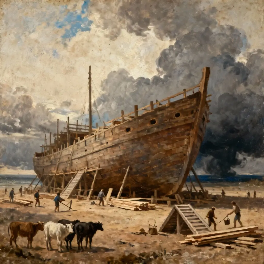 Prophet Noah’s Construction of the Ark and the Great Flood