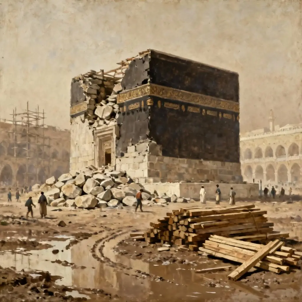 Rebuilding the Kaaba After the Flood